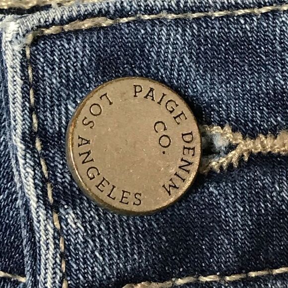 Paige Los Angeles Sz 25 Skyline Ankle Peg Jeans - Picture 4 of 7